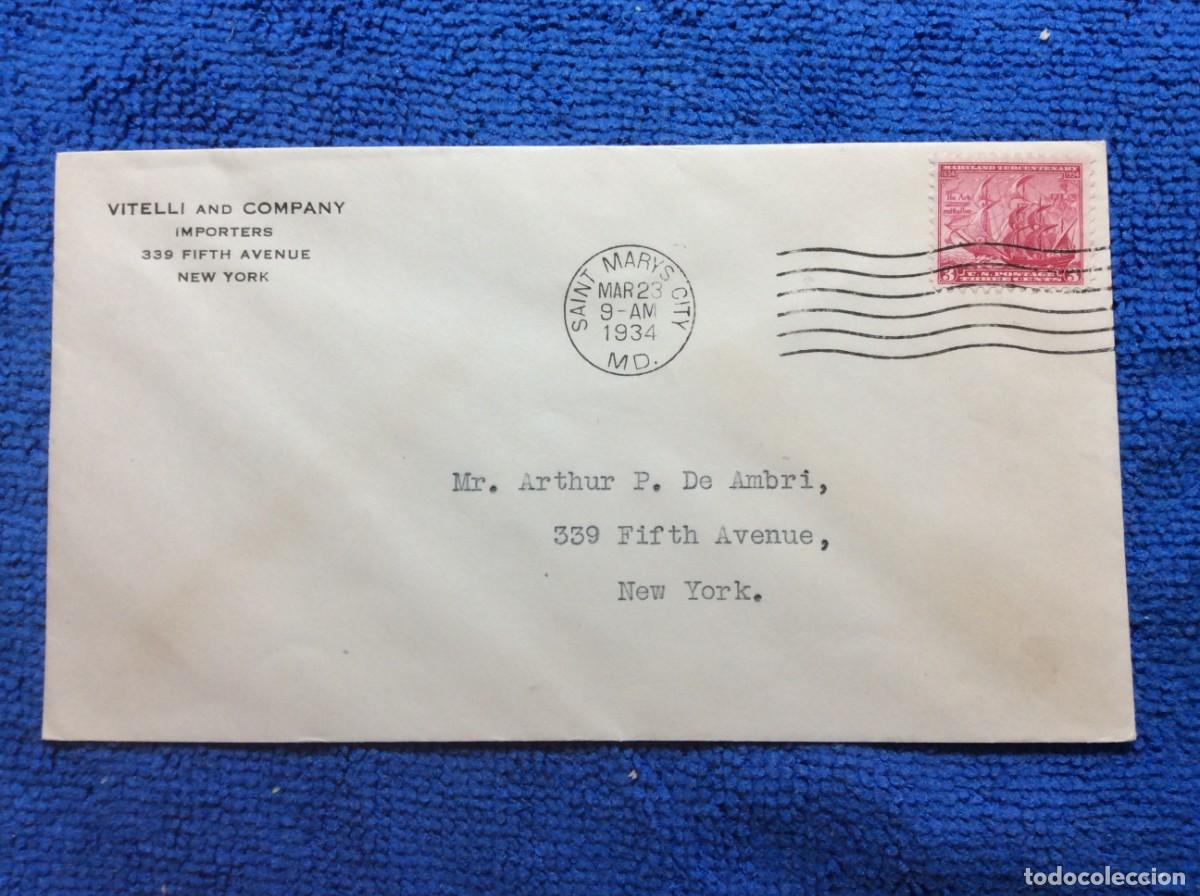 Selos: ESTADOS UNIDOS. 1934 CARTA CIRCULADA (1DDB45)