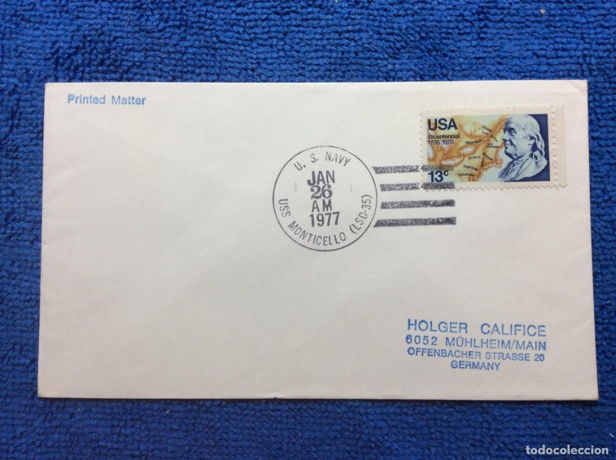Selos: ESTADOS UNIDOS. 1977 CARTA CIRCULADA (1DDB57)