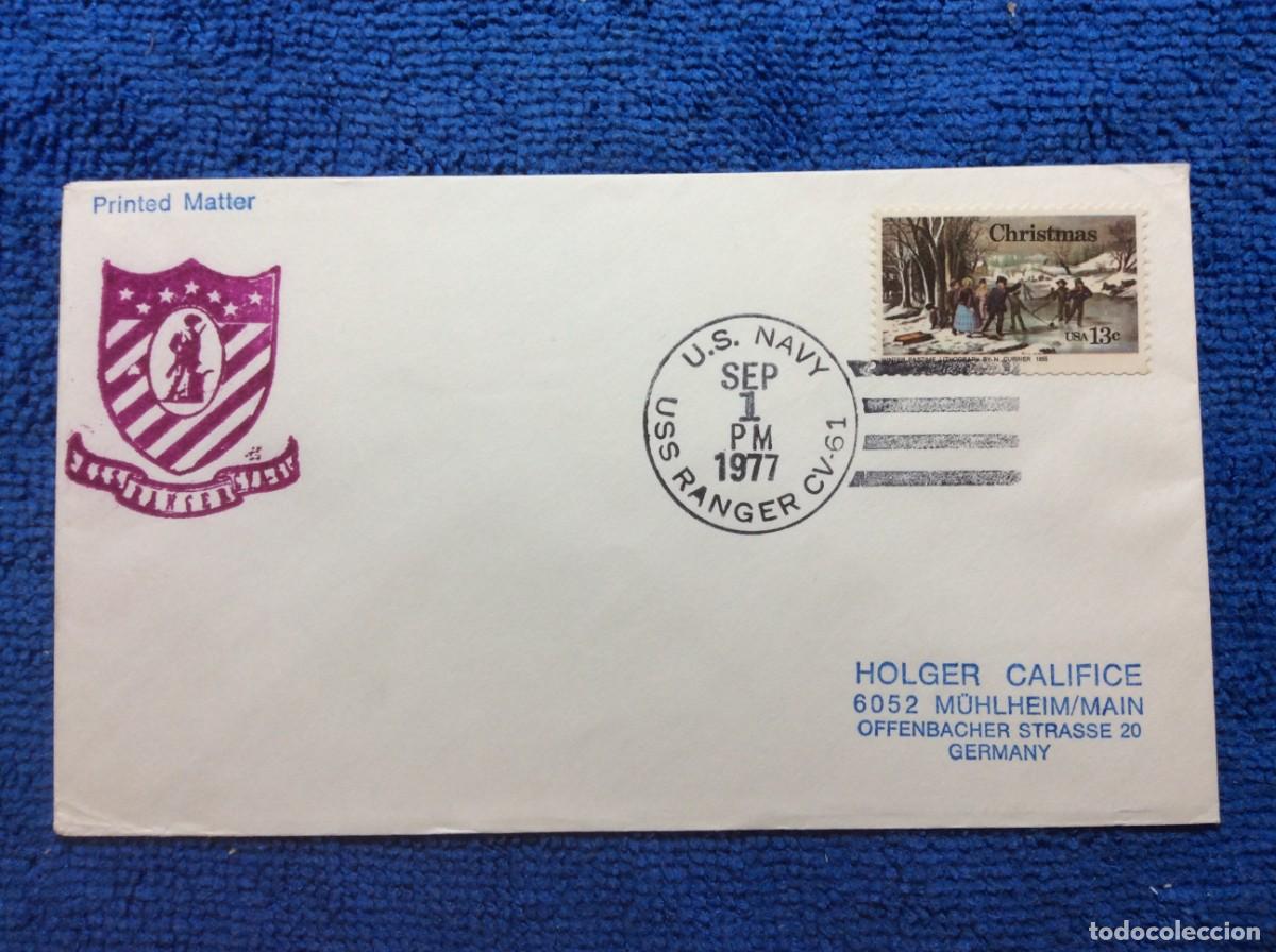 Sellos: ESTADOS UNIDOS. 1977 CARTA CIRCULADA (1DDB77)