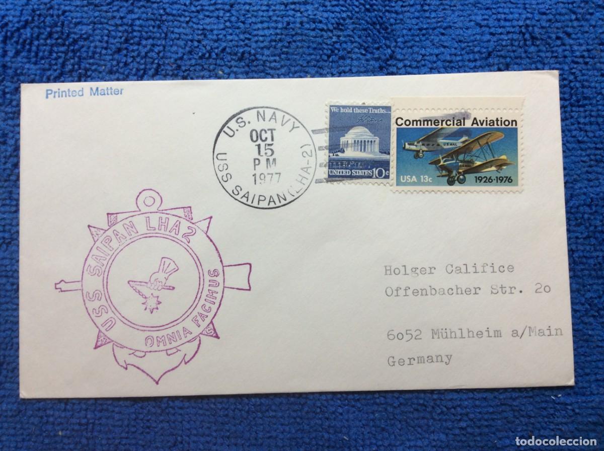 Sellos: ESTADOS UNIDOS. 1977 CARTA CIRCULADA (1DDB78)