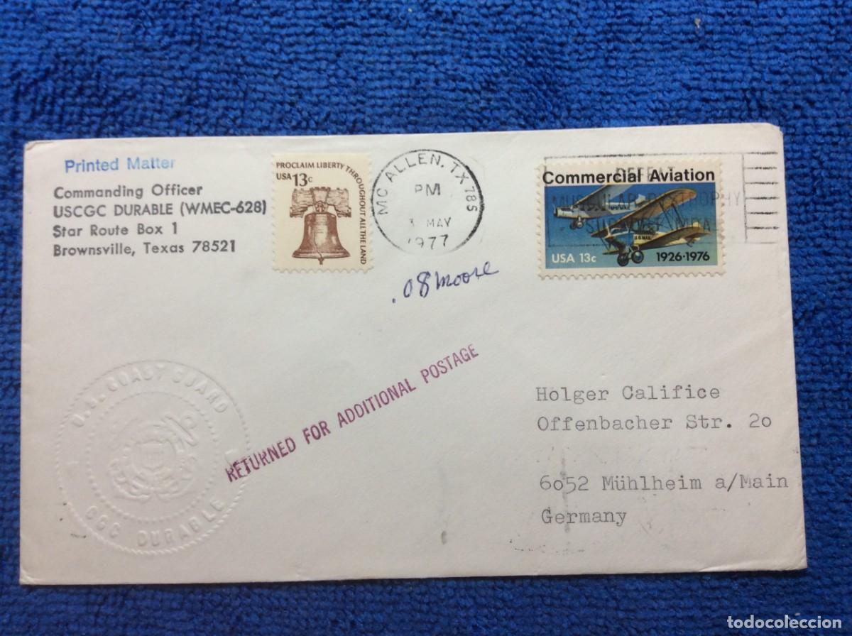 Sellos: ESTADOS UNIDOS. 1977 CARTA CIRCULADA (1DDB85)