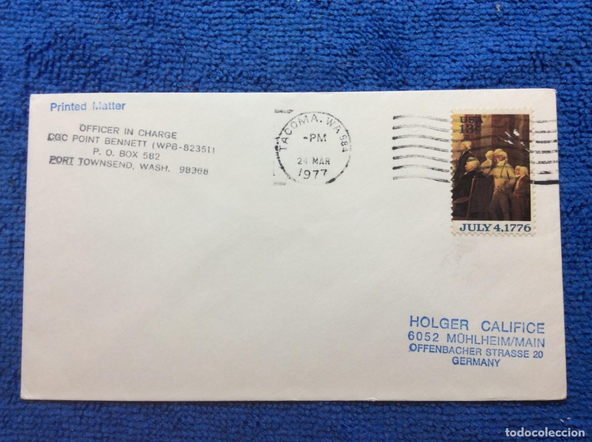 Sellos: ESTADOS UNIDOS. 1977 CARTA CIRCULADA (1DDB86)