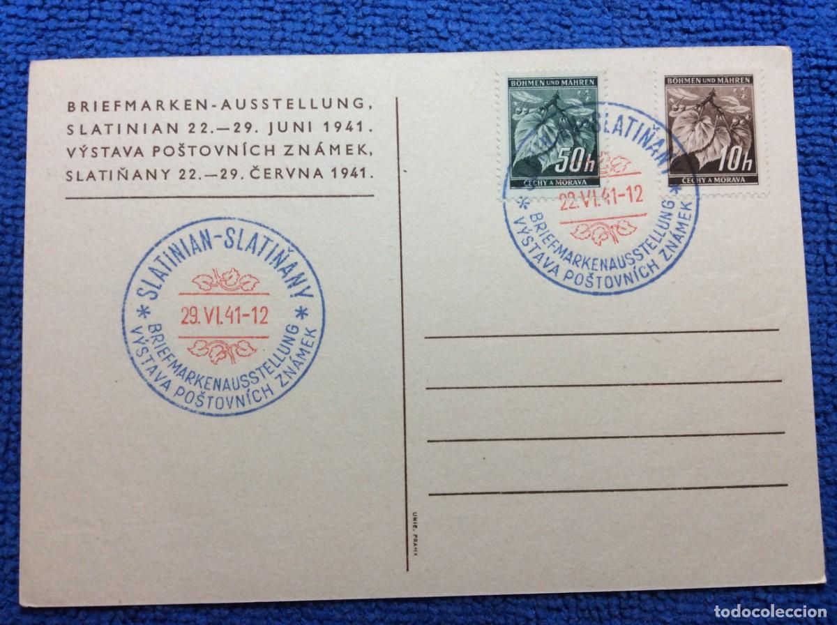 Sellos: ALEMANIA. OCUPACI&Oacute;N DE BOHEMIA Y MORAVIA. 1941. TARJETA CONMEMORATIVA (1DDI89)