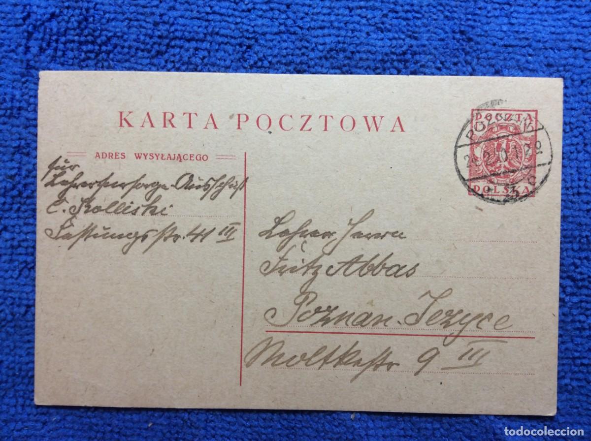 Sellos: POLONIA. 1920 TARJETA POSTAL CIRCULADA (1DDI95)