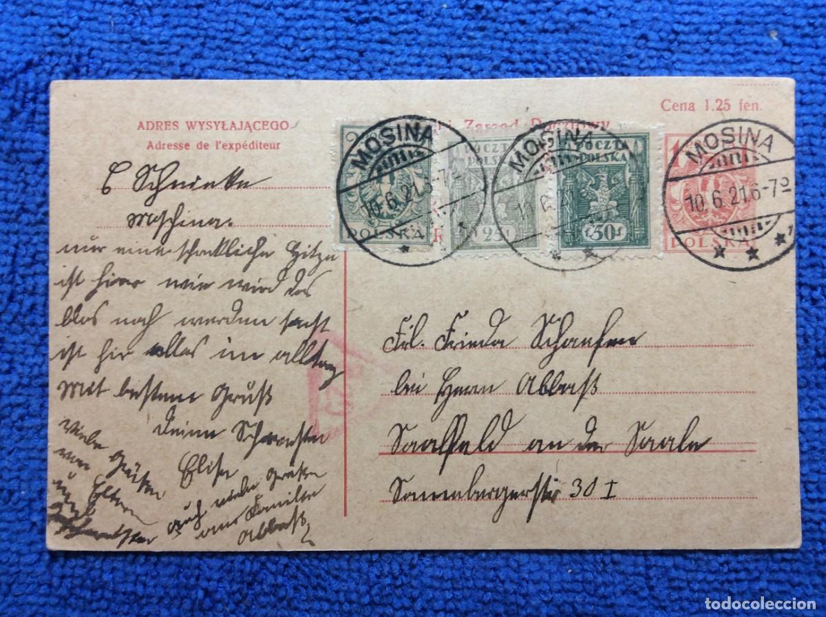 Sellos: POLONIA. 1921 TARJETA POSTAL CIRCULADA (1DDI96)
