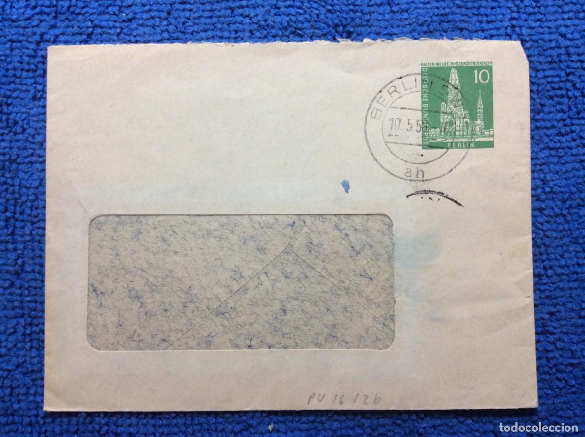 Sellos: ALEMANIA (BERL&Iacute;N). 1958 ENTERO POSTAL CIRCULADO (1DDI90)