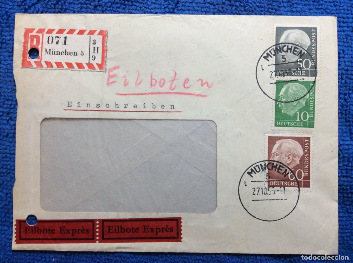Sellos: ALEMANIA 1956 URGENTE (EILBOTE EXPR&Egrave;S) (1DDM72)