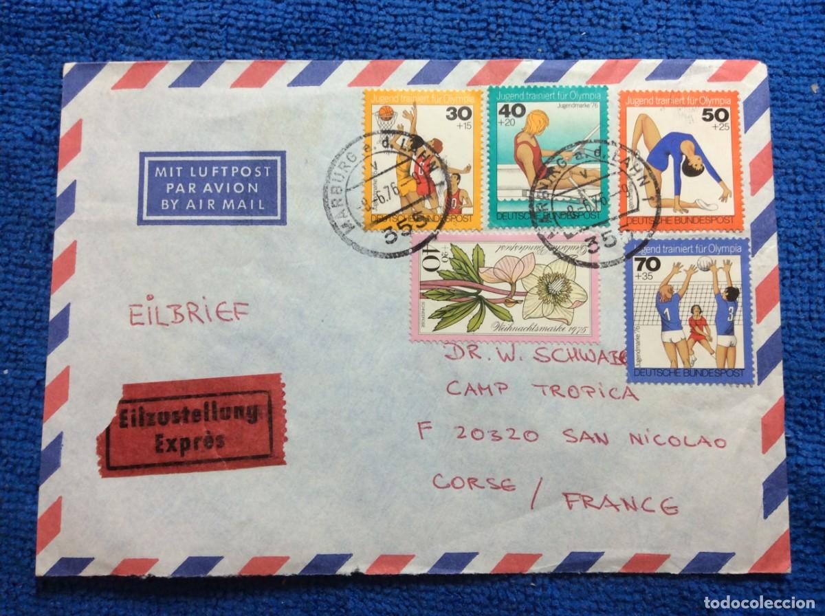 Sellos: ALEMANIA 1976 CARTA URGENTE (EILZUSTELLUNG EXPR&Egrave;S) (1DDM75)