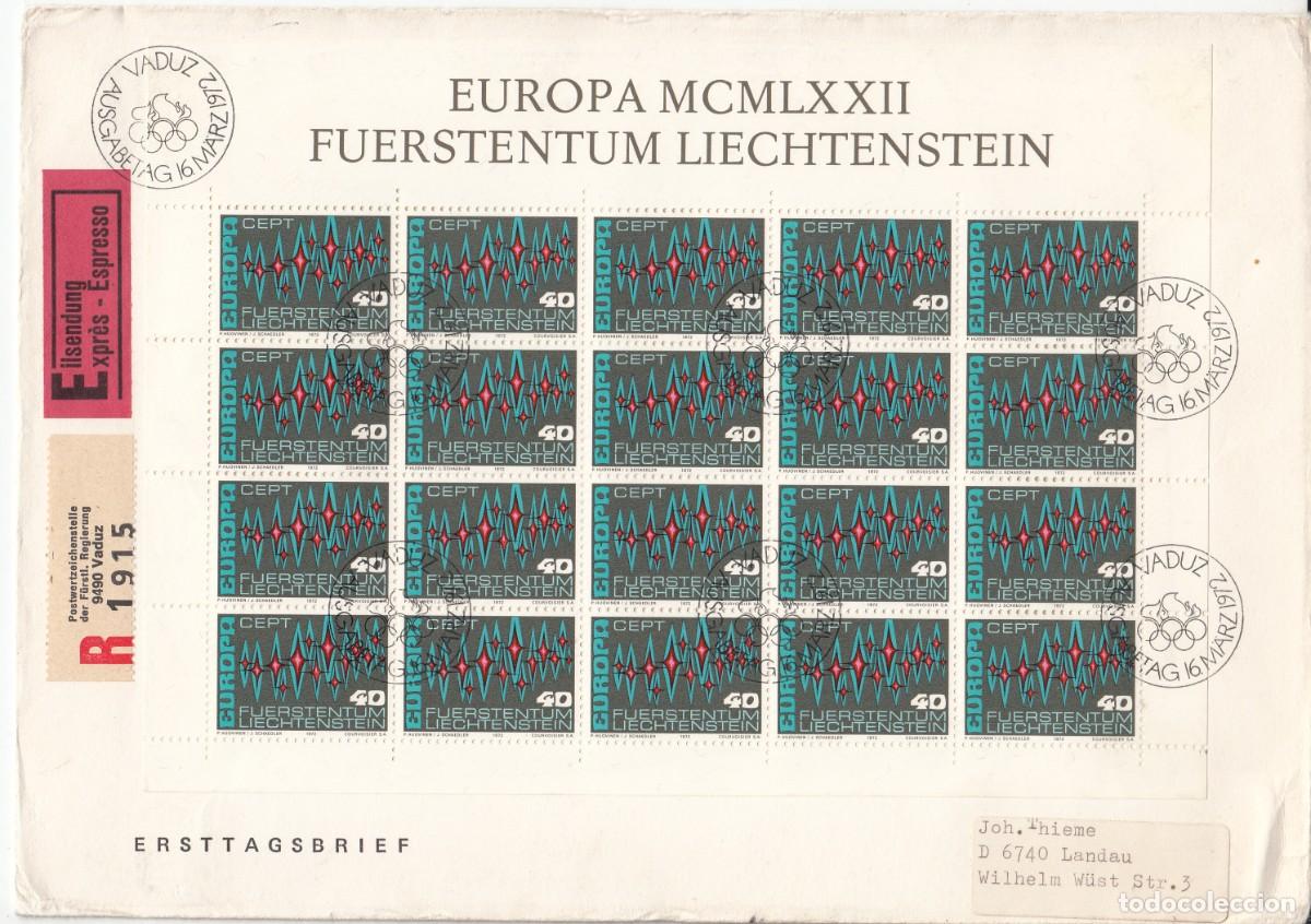 Sellos: EUROPA - SPD - MATASELLOS DE LIECHTENSTEIN- 1972 - SOLICITE LOS QUE LE FALTEN DE ESTA TEM&Aacute;TICA