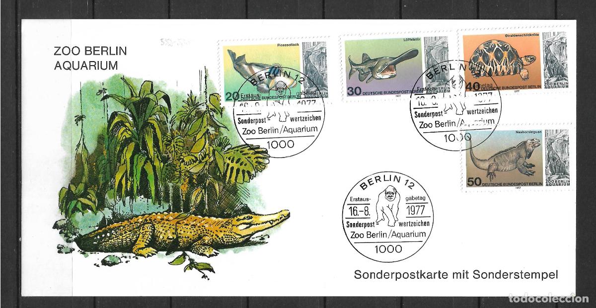 Sellos: alemania 1977 tarjeta circulada - 152/3