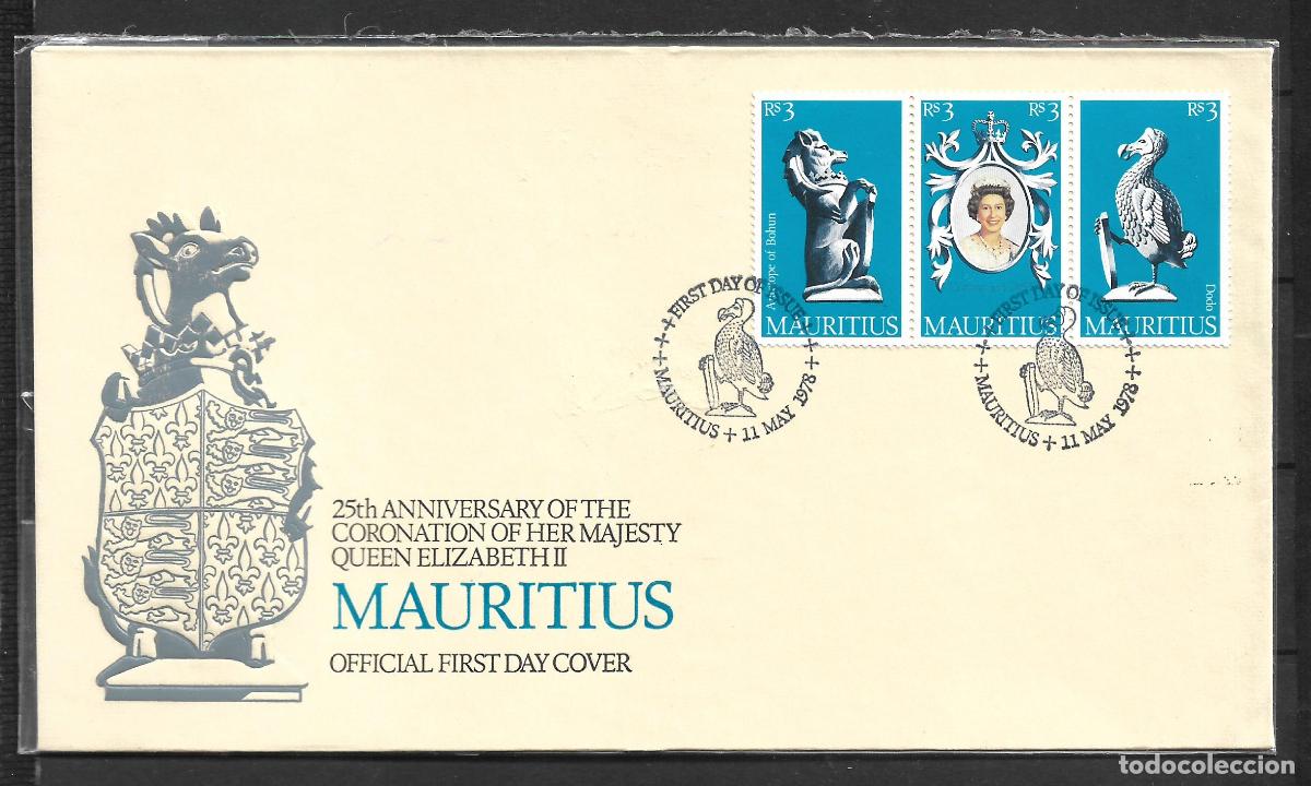 Sellos: mauritius 1978 sobre primer dia - 152/3