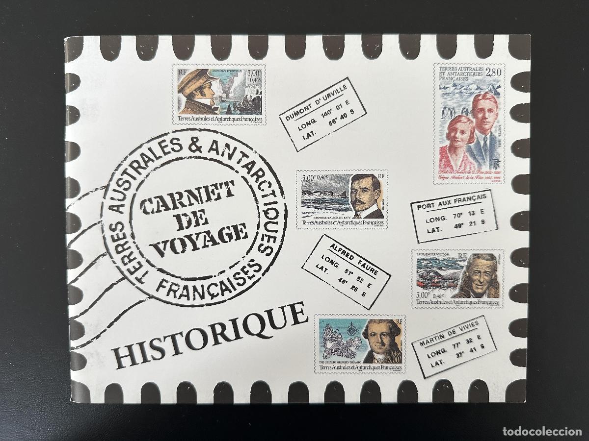 Sellos: TAAF 2005 YT C418 n&deg; 418 - 428 Carnet Prestige Territorios Hist&oacute;ricos del Sur