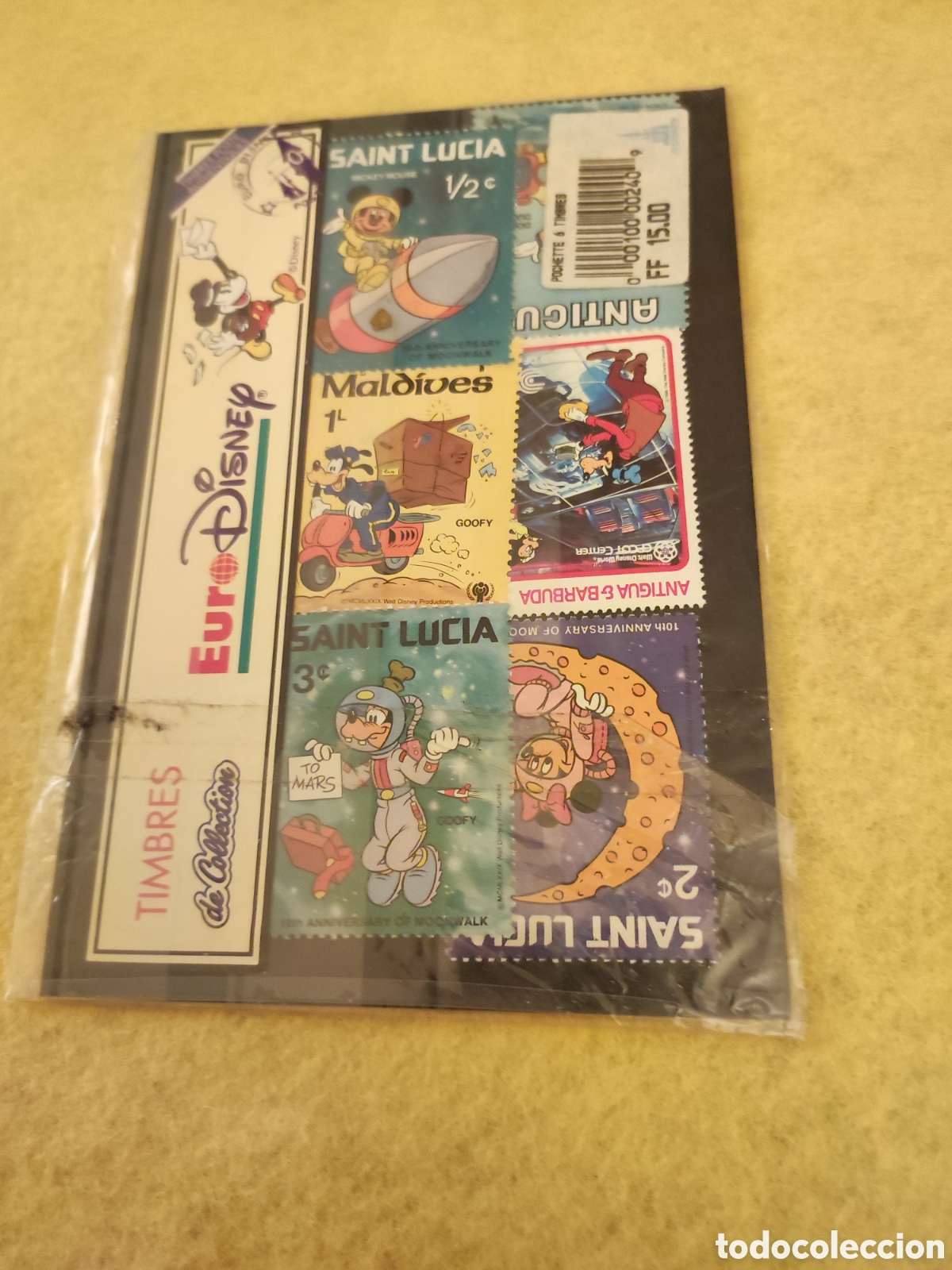 Sellos: Pack Sellos Euro Disney Colecci&oacute;n Original 1992