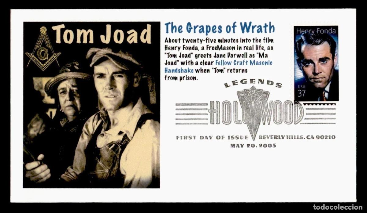 Sellos: ESTADOS USA FDC BEVERLY HILLS HENRY FONDA CINE FILM