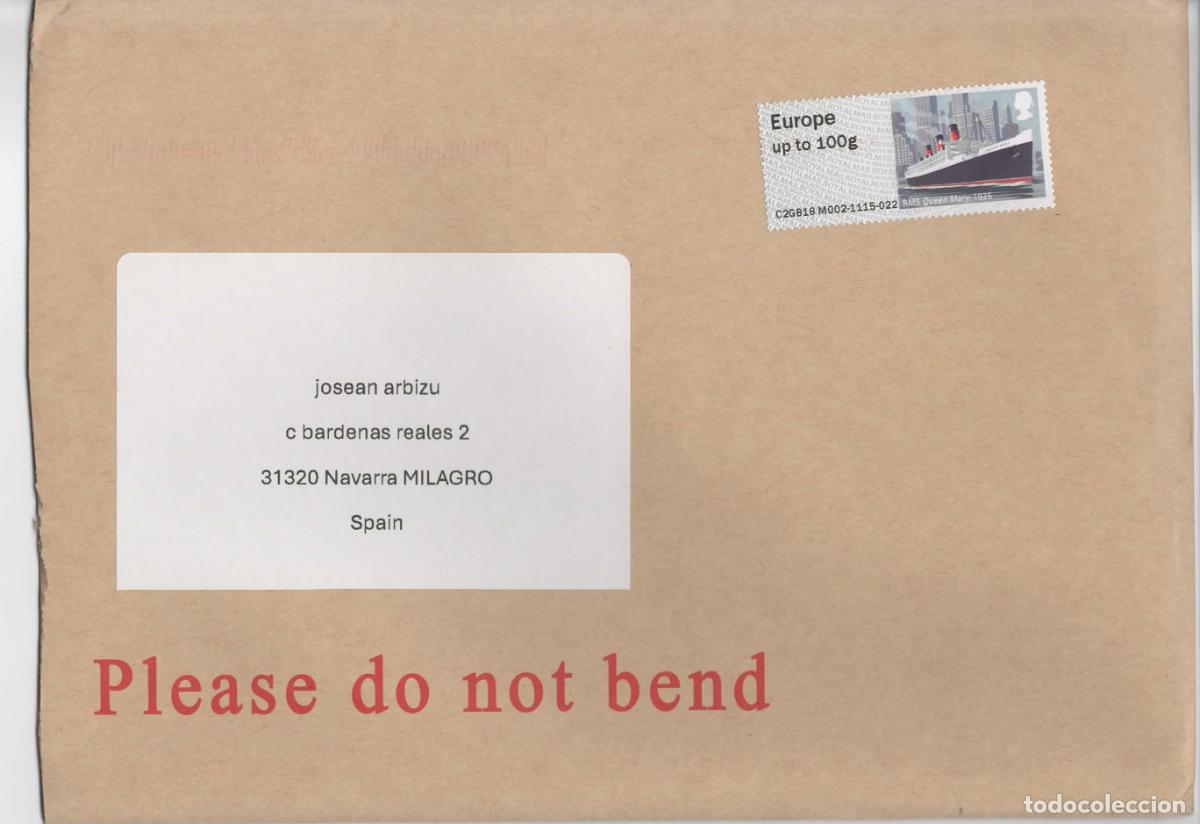 Sellos: REINO UNIDO CC CON ATM EUROPE RMS QUEEN MARY 1936 SHIP BARCO