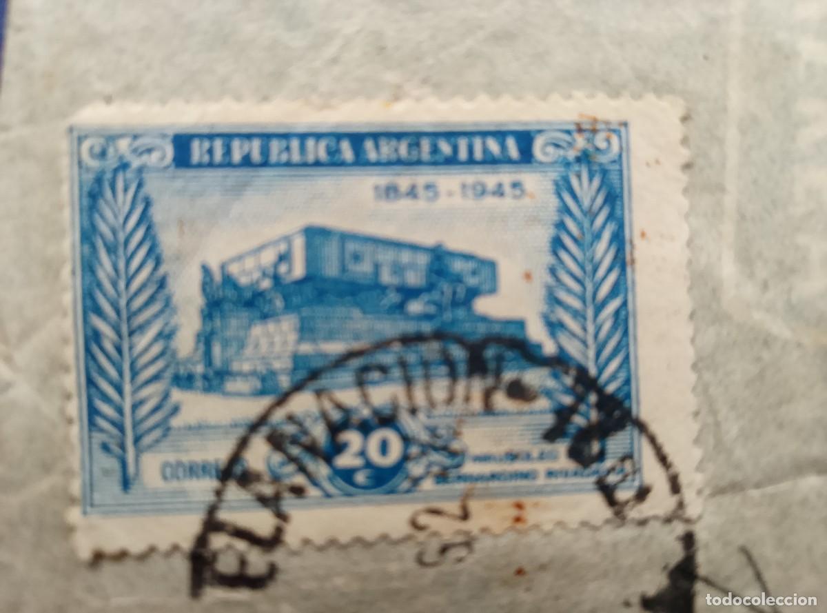 Sellos: Dos sellos argentinos en carta