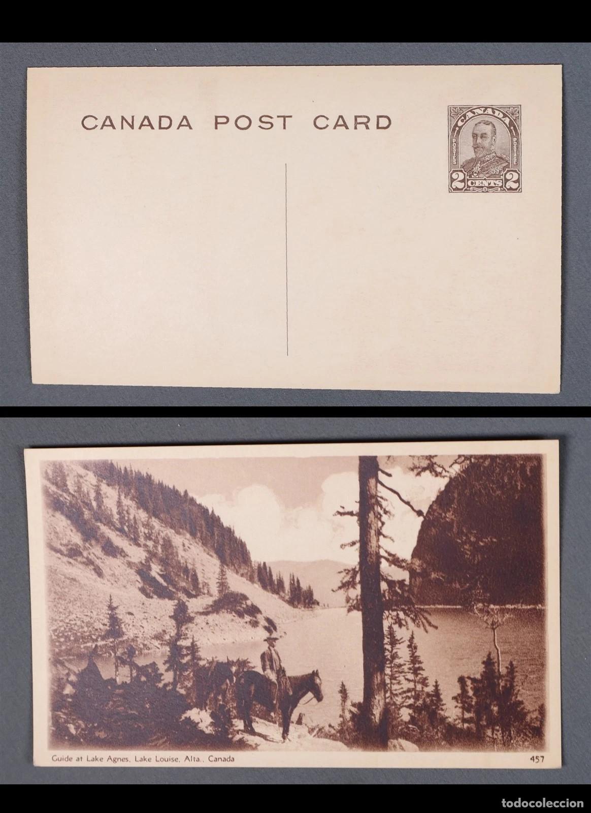 Sellos: CANADA ENTERO POSTAL LAKE LUISE CABALLO HORSE EQUITACION EQUESTRIAN