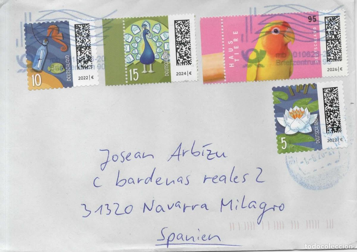 Sellos: ALEMANIA CC SELLOS QR CODE LORO PARROT AVE BIRD