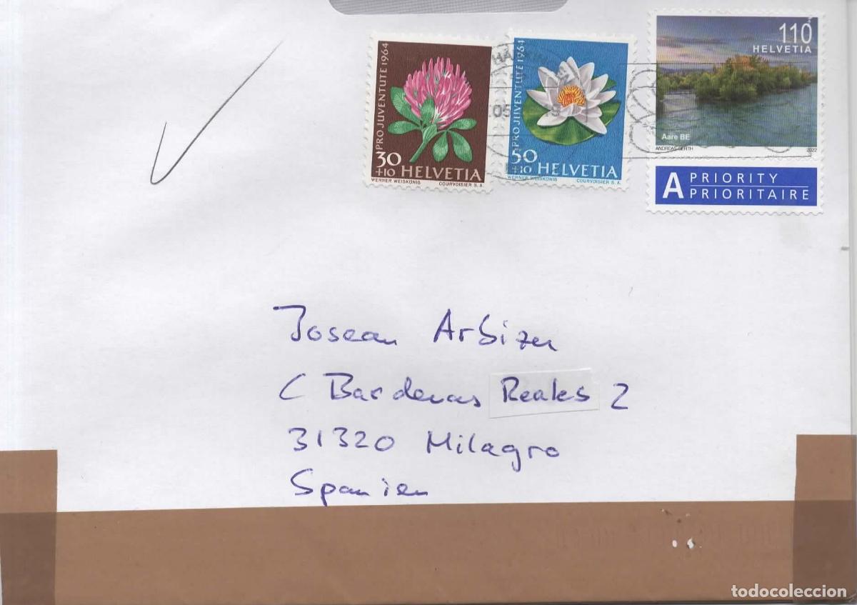 Sellos: SUIZA SELLOS FLORES FLOWER FLOR AARE