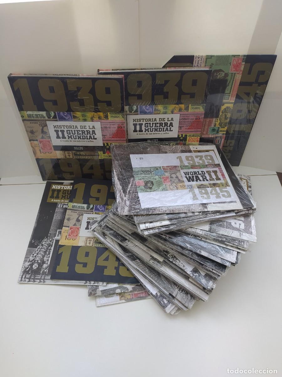 Selos: HISTORIA DE LA II GUERRA MUNDIAL A TRAV&Eacute;S DE SUS BILLETES Y SELLOS, 55 FASCICULOS DE 60,EL PAIS.