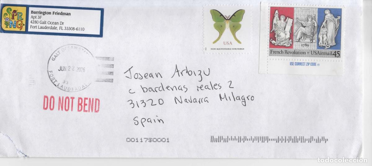 Sellos: ESTADOS UNIDOS USA CC GALT OCEAN MARIPOSA REVOLUCION FRANCESA BUTTERFLY
