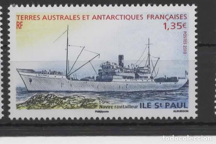 Sellos: ANTARTIDA ANTARCTIC TAAF NAVIRE ILE ST PAUL SHIP BARCO