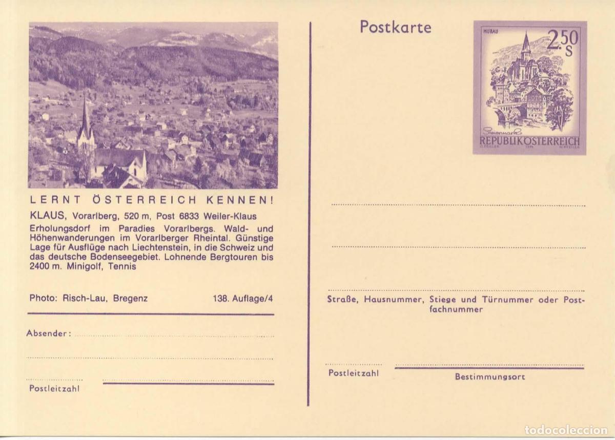 Sellos: AUSTRIA ENTERO POSTAL KLAUS GOLF TENNIS