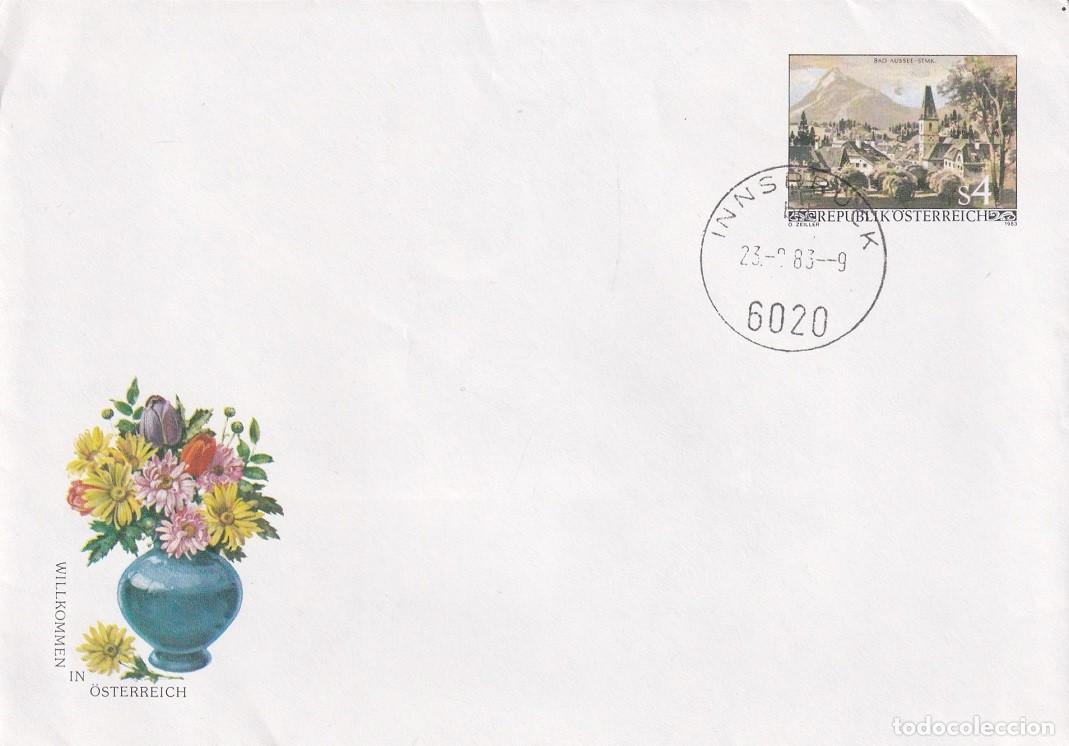 Selos: Sobre entero postal Austria 1983 - Bienvenido a Austria - Balneario de Bad Aussee - Paisajes turismo
