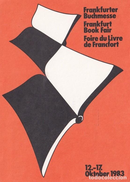 Stamps: Postal Alemania 1983 - Matasellos espec. Feria Libro Frankfurt - Imprenta Gutenberg - Artes gr&aacute;ficas
