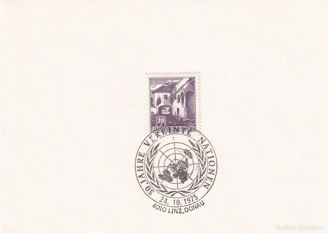 Briefmarken: Hojita Austria 1961 Granja de M&ouml;rbisch - Marcofilia - 30 Aniversario de las Naciones Unidas - ONU