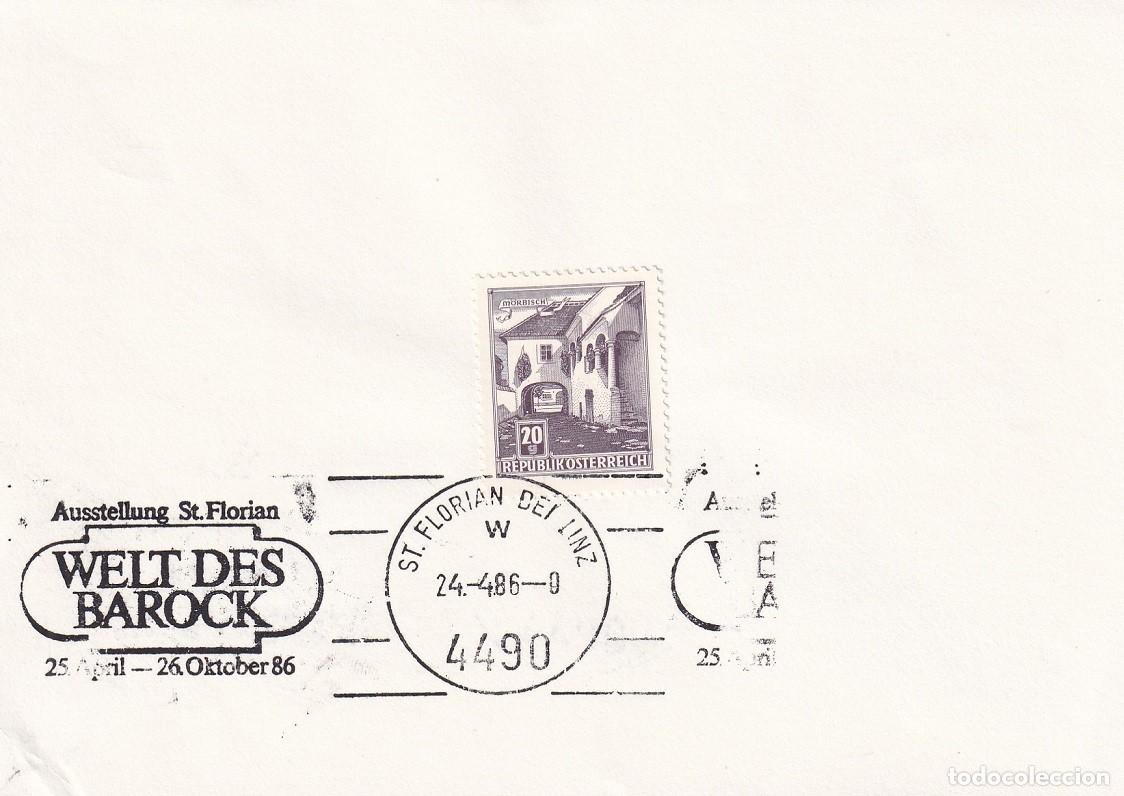 Francobolli: Hojita Austria 1961 Granja de M&ouml;rbisch - Marcofilia 1986 Exposici&oacute;n San Flori&aacute;n El Mundo del Barroco