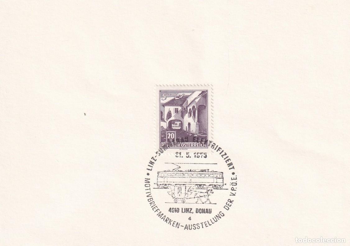 Briefmarken: Hojita Austria 1961 Granja de M&ouml;rbisch - Marcofilia 1975 Electrificaci&oacute;n del trayecto Linz-Summerau