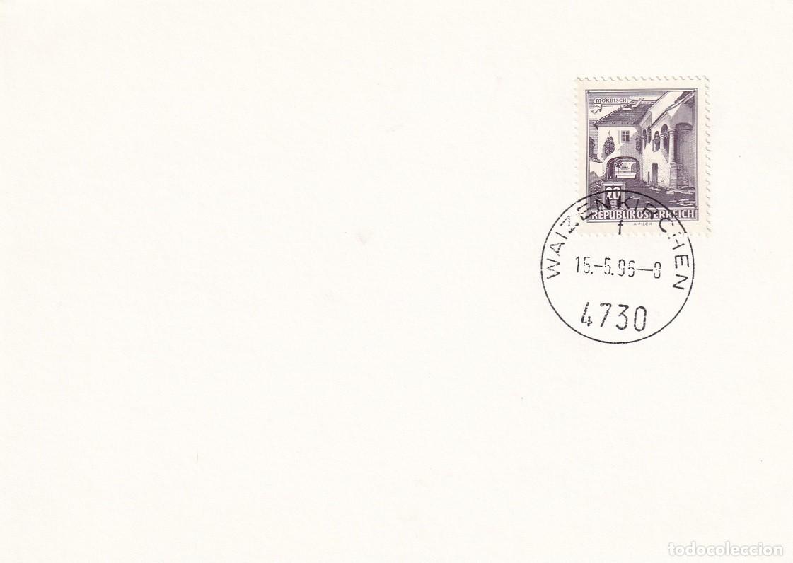 Selos: Hojita Austria 1961 - Granja de M&ouml;rbisch - Marcofilia 1996 - Waizenkirchen