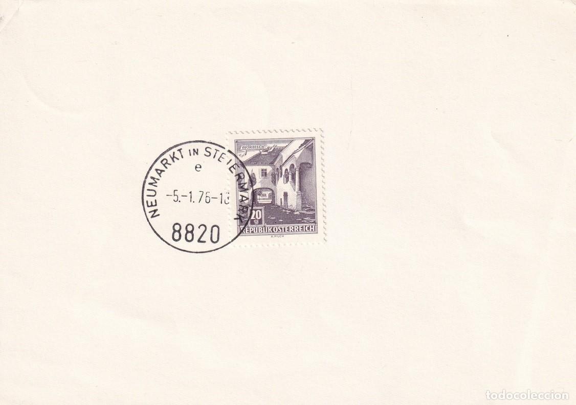Timbres: Hojita Austria 1961 - Granja de M&ouml;rbisch - Marcofilia 1976 - Neumarkt in Steiermark