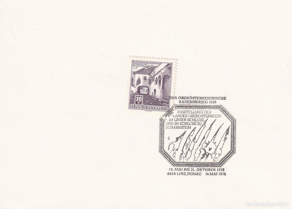 Stamps: Hojita Austria 1961 - Granja de M&ouml;rbisch - Marcofilia 1976 Guerra de los Campesinos de Alta Austria