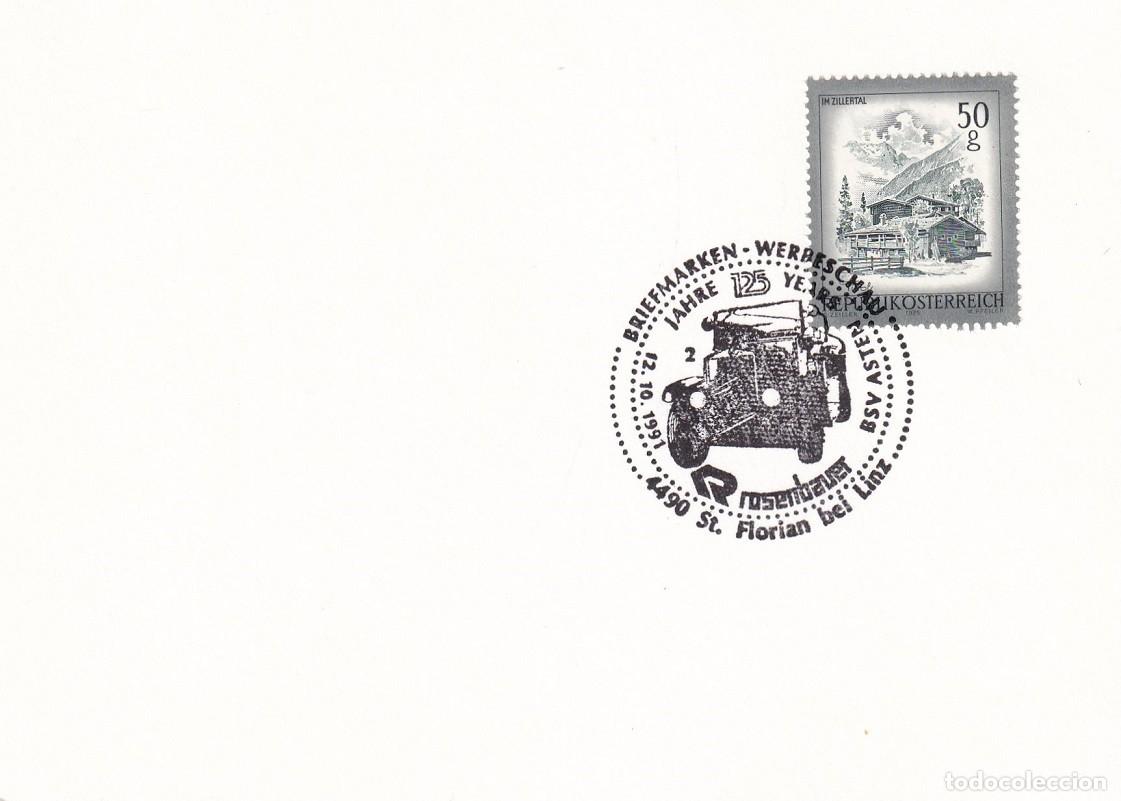 Francobolli: Hojita Austria 1975 - Zillertal - Marcofilia 1991 - 125 Aniversario de la empresa Rosenbauer