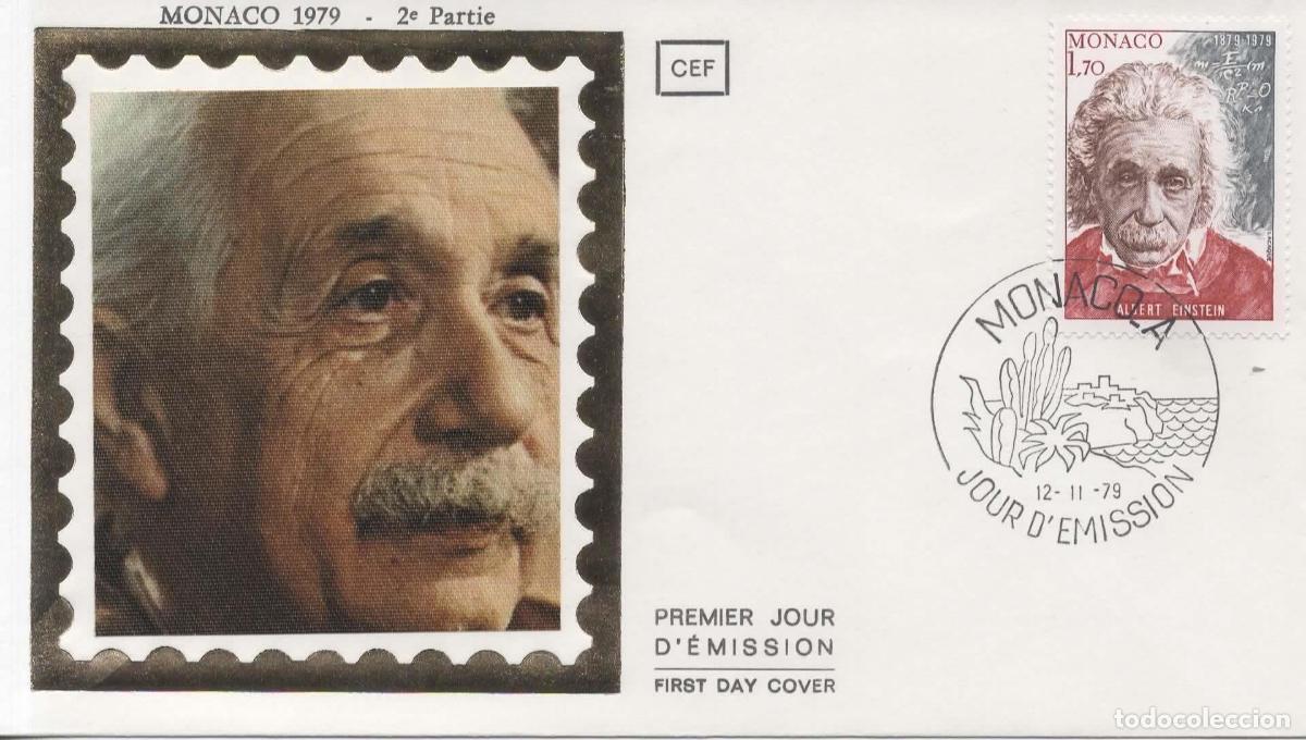 Sellos: MONACO FDC EINSTEIN CIENCIA FISICA
