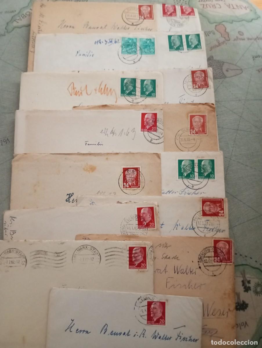 Sellos: ALEMANIA ORIENTAL, LOTE DE CORRESPONDENCIA.