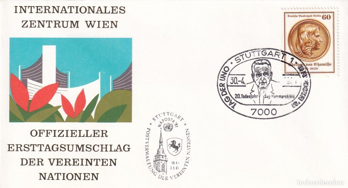 Briefmarken: Sobre Berl&iacute;n 1981 - Naposta 81 - Bicentenario nacimiento Adelbert von Chamisso - Internationales Zen
