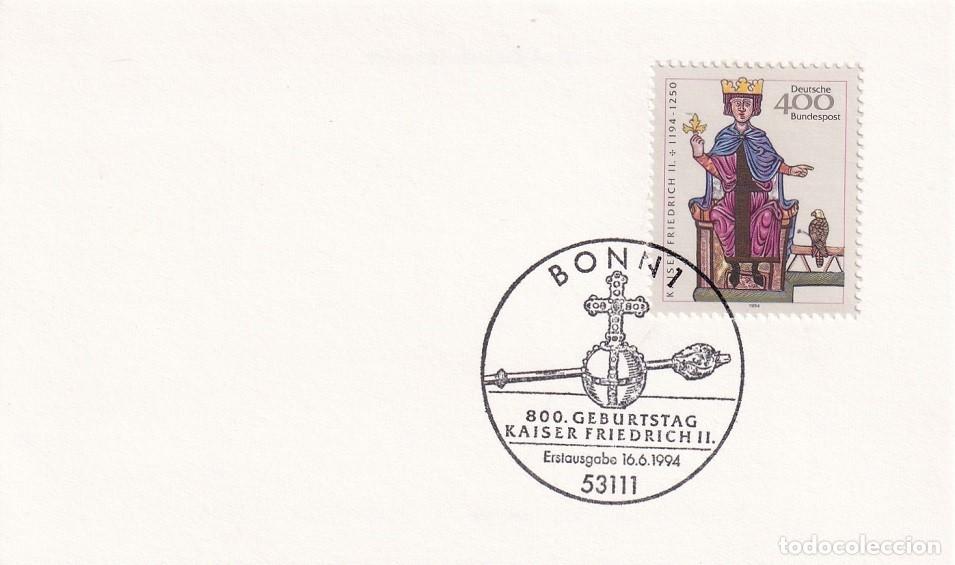 Francobolli: Marcofilia / FDC Berl&iacute;n 1994 - 800 Aniversario del nacimiento del Emperador Federico II - 800 Gebu..