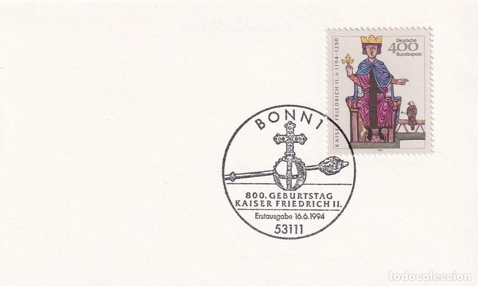 Francobolli: Marcofilia / FDC Berl&iacute;n 1994 - 800 Aniversario del nacimiento del Emperador Federico II - 800 Gebu..