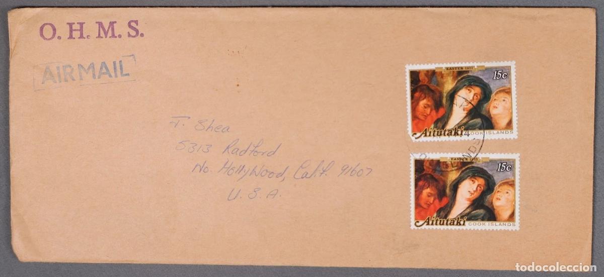 Sellos: AITUTAKI COOK ISLANDS CC A USA EASTER 1977 RUBENS