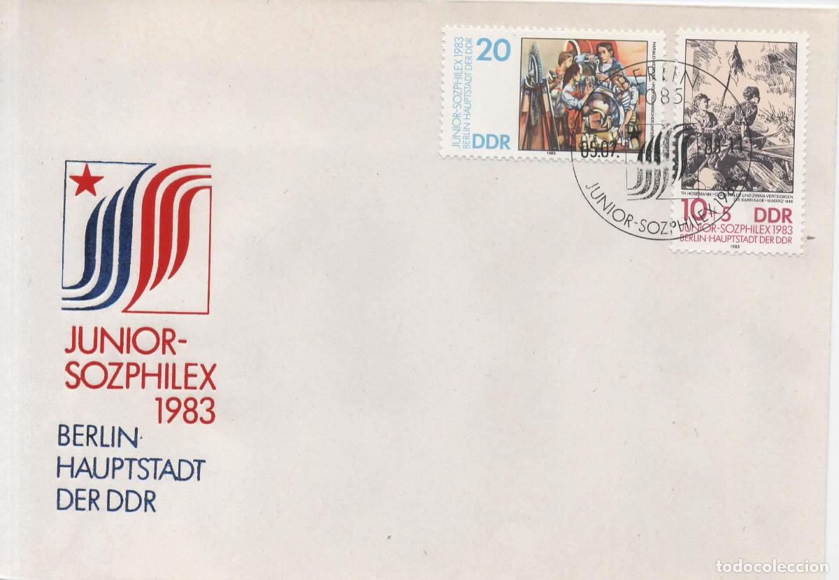 Sellos: ALEMANIA DDR EXPOISICION SOZPHILEX 1983