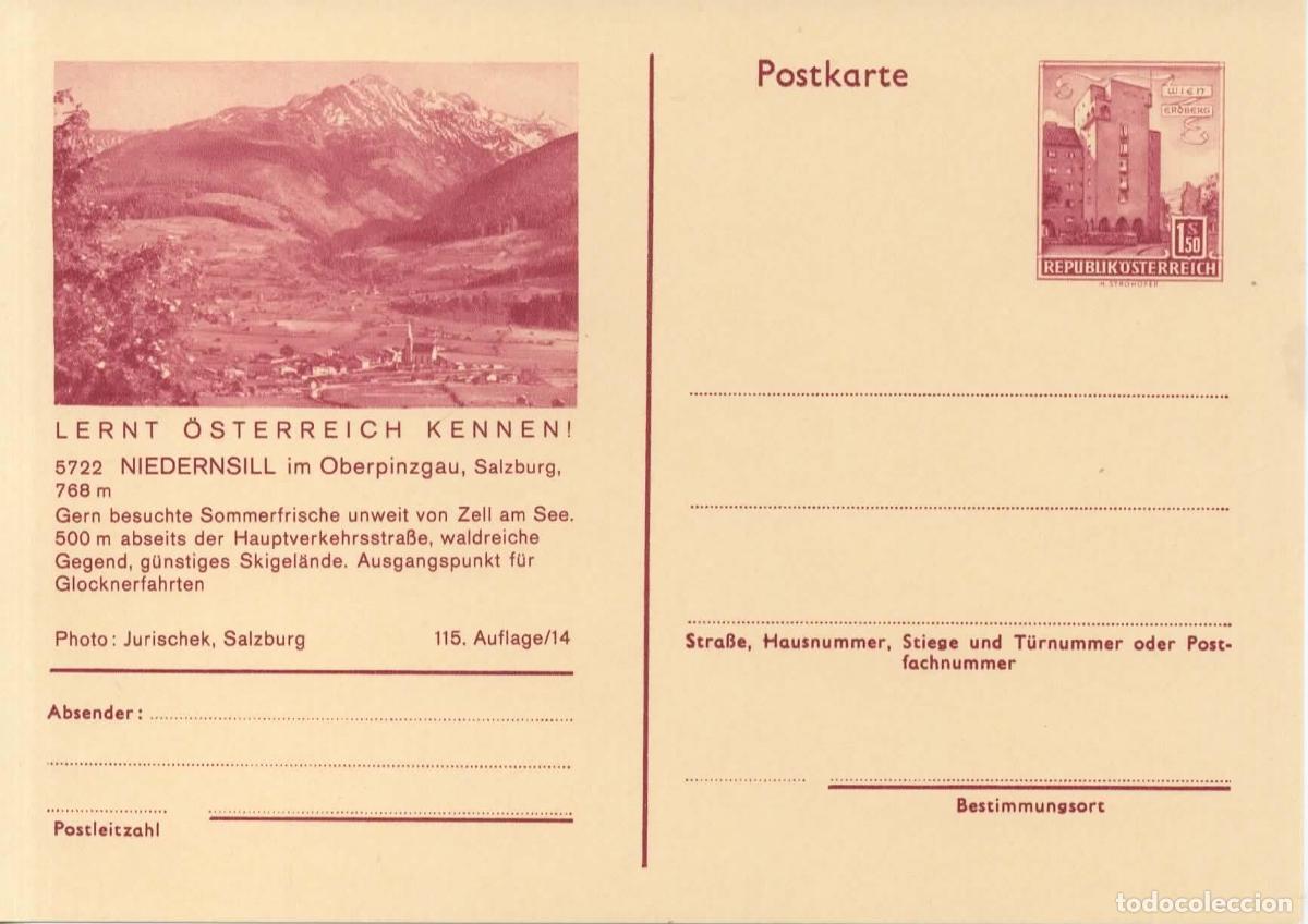 Sellos: AUSTRIA ENTERO POSTAL NIEDERNSILL