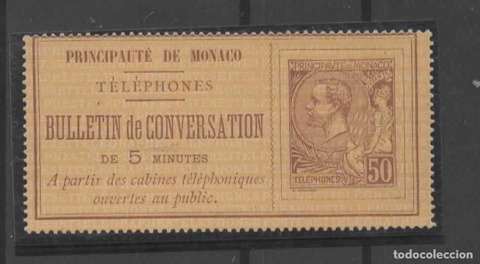 Sellos: MONACO SELLO PARA LLAMADAS TELEFONICAS TELEPHONE TELECOM TELEFONO