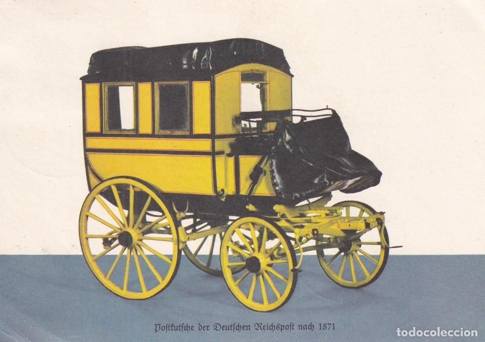 Sellos: Alemania RFA 1966 - Diligencia de Correos Correo del Imperio Alem&aacute;n (Reichspost) despu&eacute;s de 1871