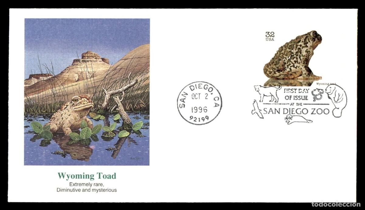 Sellos: ESTADOS UNIDOS USA SAN DIEGO ZOO RANA FROG