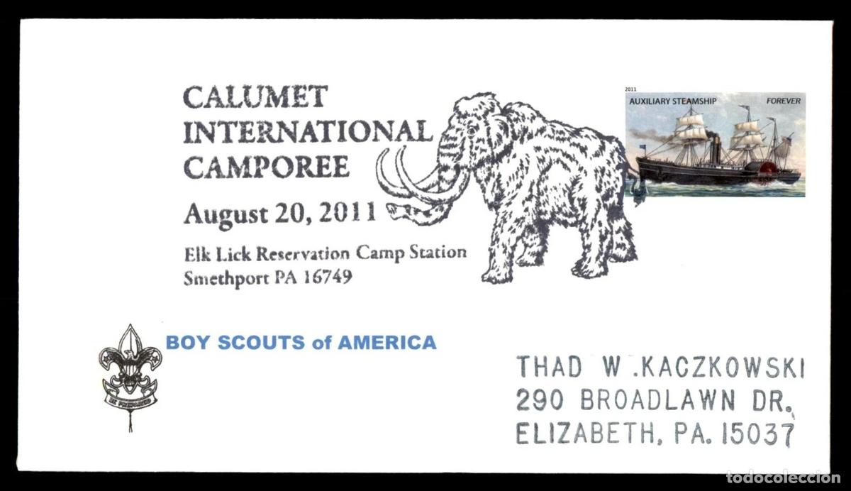 Sellos: ESTADOS UNIDOS USA SMETHPORT SCOUT MAMUT