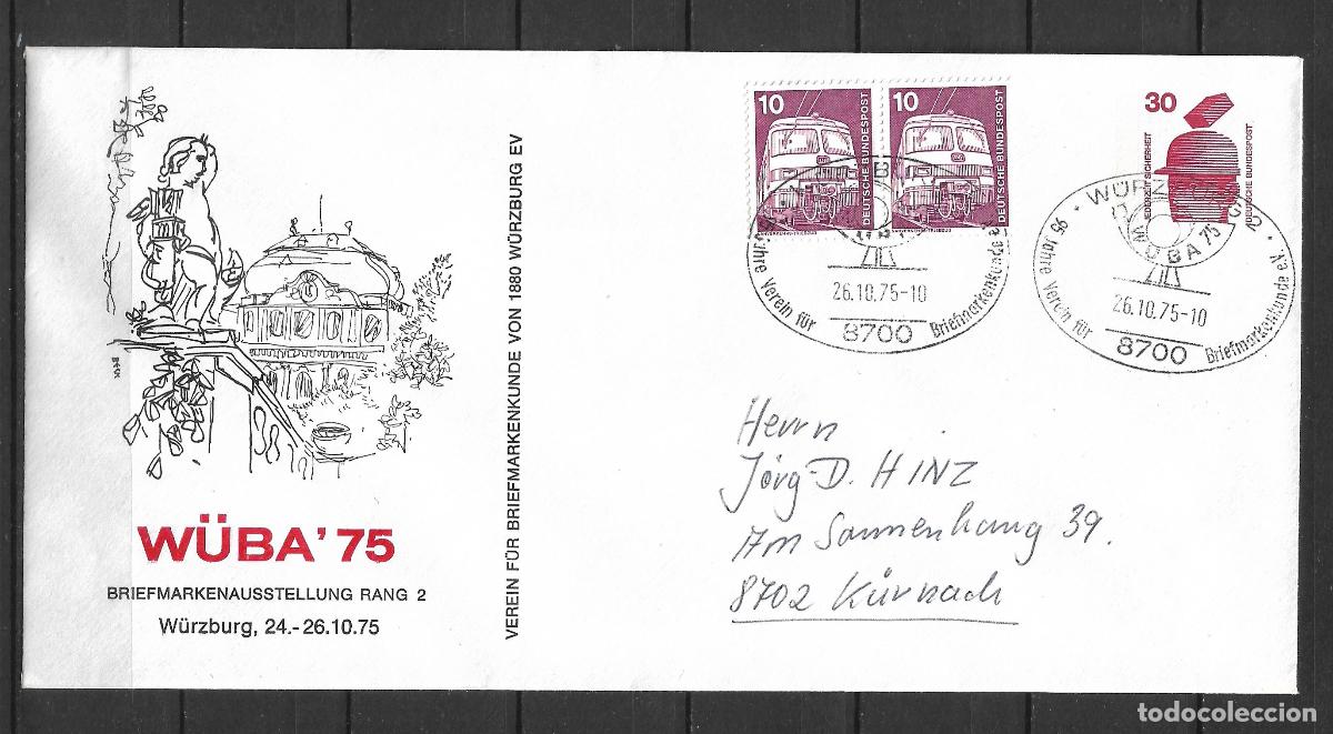Sellos: alemania carta circulada - 152/4