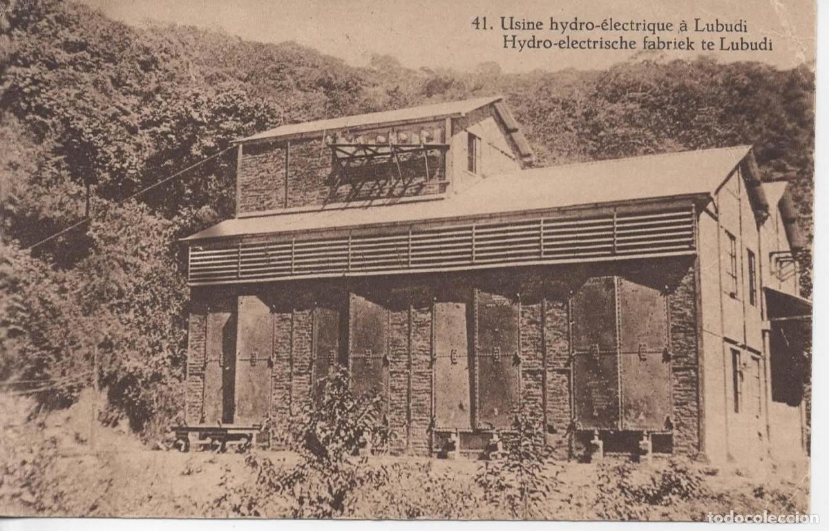 Sellos: CONGO BELGA ENTERO POSTAL CENTRAL HIDRO ELECTRICA ELECTRICIDAD ENERGIA
